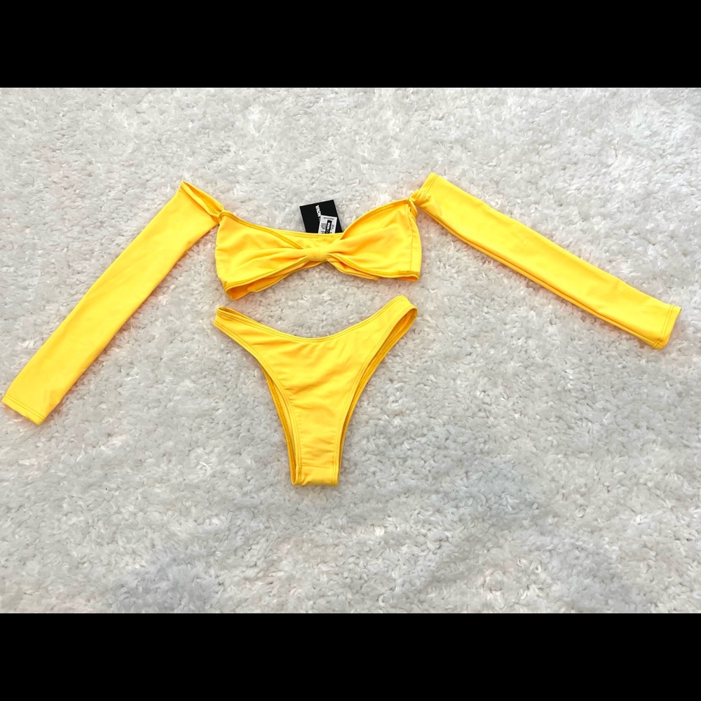 Yellow bikini